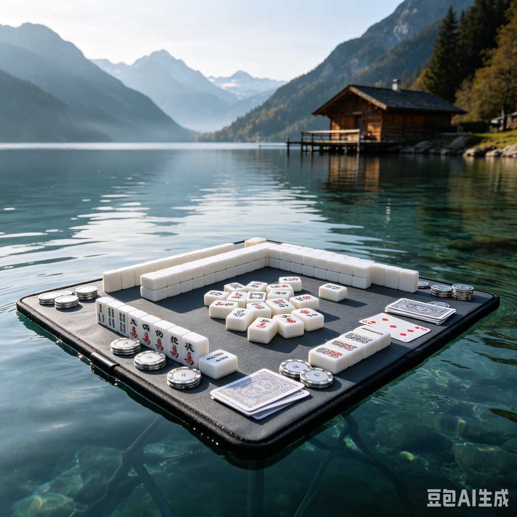 wooden mahjong set