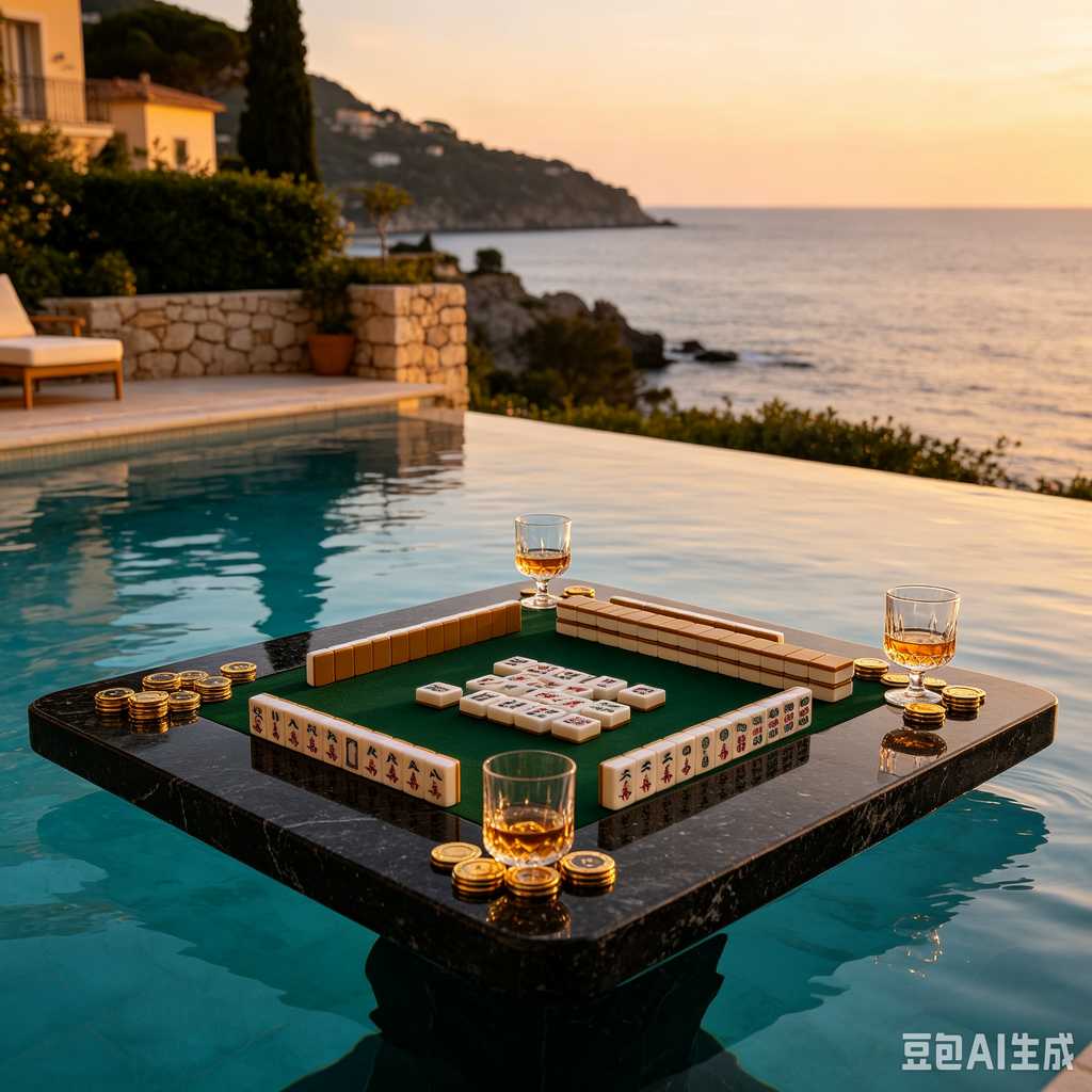 glossy mahjong tiles