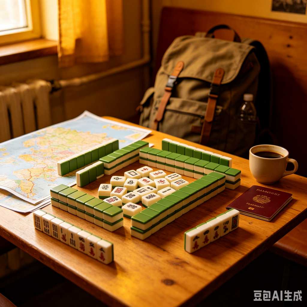 mahjong rack set of four